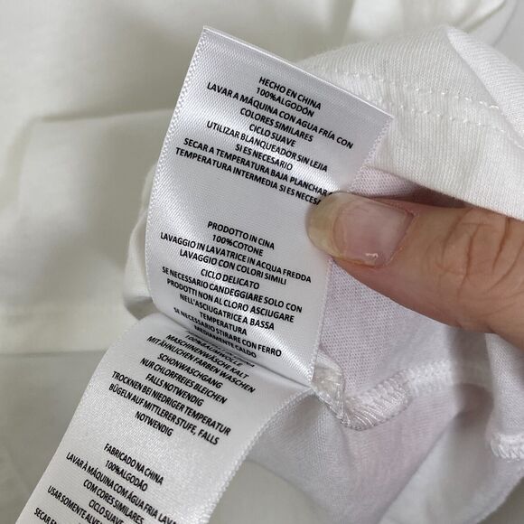 NWT Joie Aeowin Cotton White Short Flutter Sleeve Crew Neck Relaxed T-shirt XXS - Picture 10 of 12